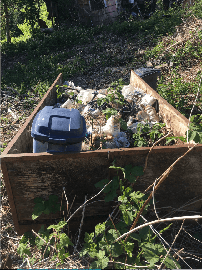 Garbage in Trailer
